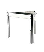 1000-ლიტრიანი (განიერი) უჟანგავი ფოლადის ავზი - Minox